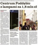 opis zdjecia: Centrum Poddębic z lampami za 1,8 mln zł.jpg